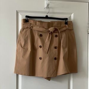 ELOQUII Khaki Skort